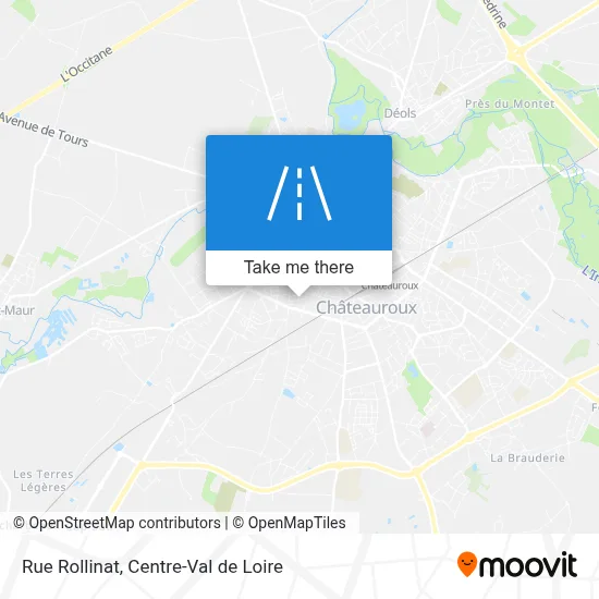 Rue Rollinat map