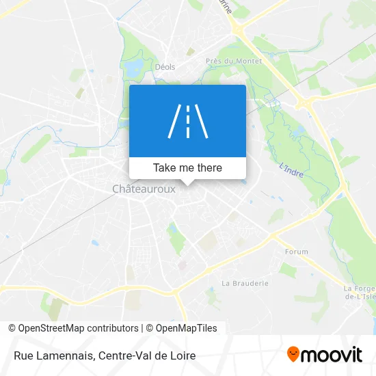 Rue Lamennais map