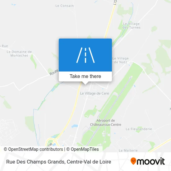 Rue Des Champs Grands map