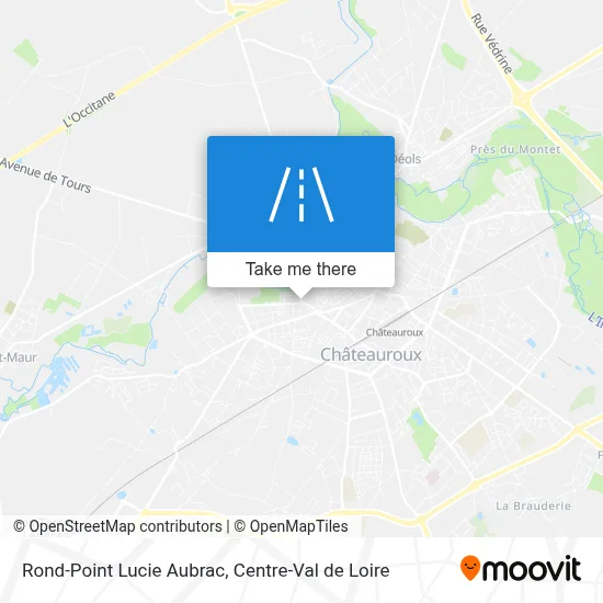 Rond-Point Lucie Aubrac map