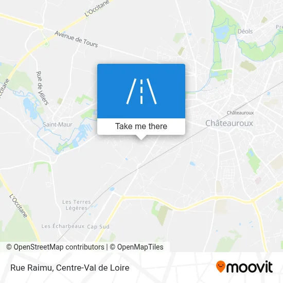 Rue Raimu map