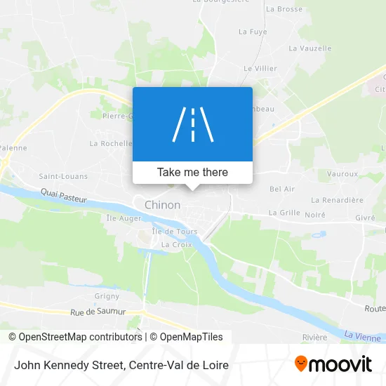 Rue John Kennedy map