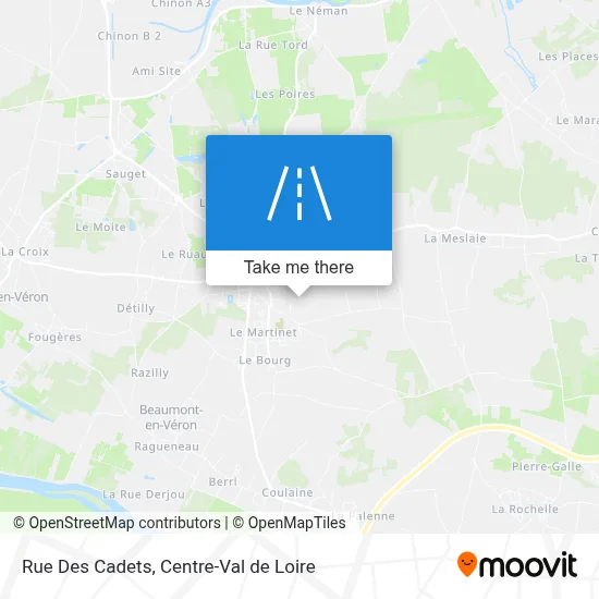 Rue Des Cadets map