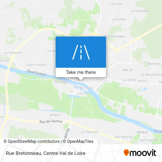 Rue Bretonneau map