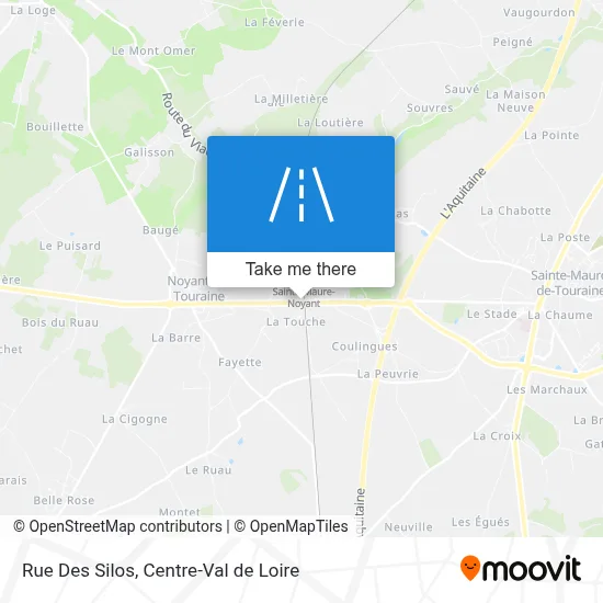 Rue Des Silos map