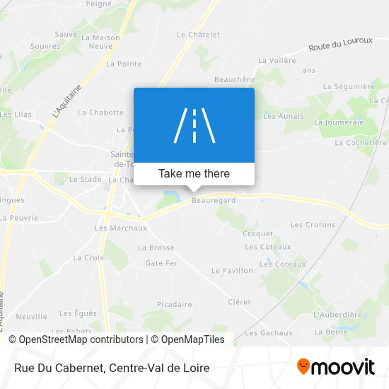 Rue Du Cabernet map