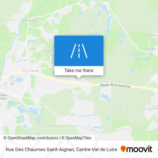 Rue Des Chaumes Saint-Aignan map