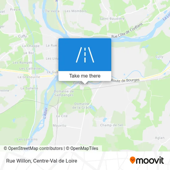 Rue Willon map