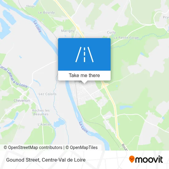 Rue Gounod map