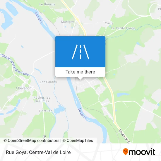 Rue Goya map