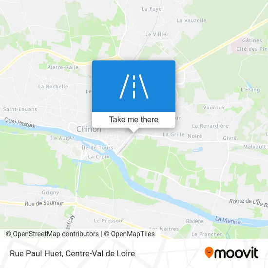 Rue Paul Huet map