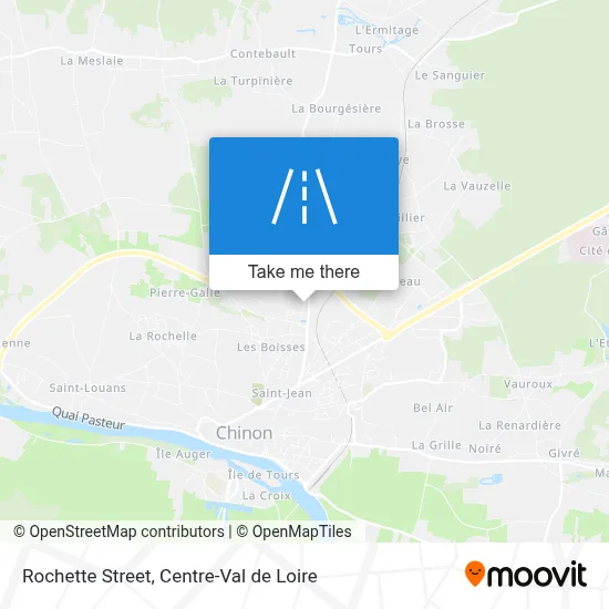 Rue De Rochette map