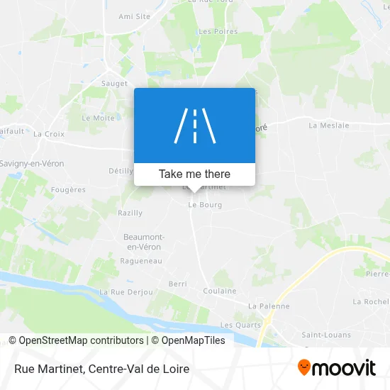 Rue Martinet map