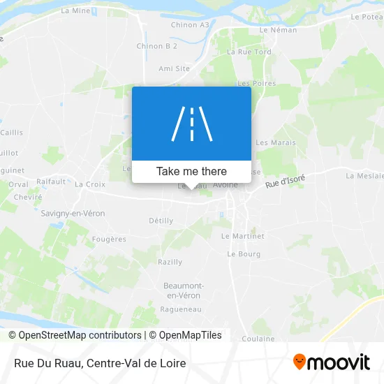 Rue Du Ruau map
