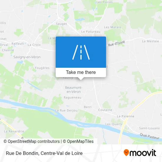 Rue De Bondin map