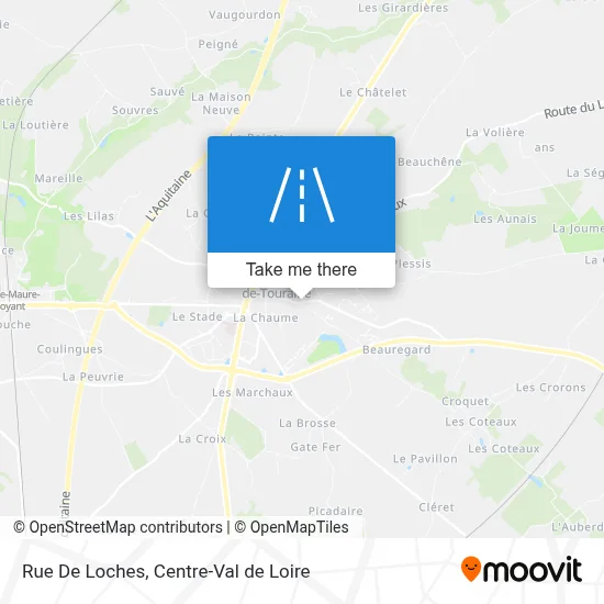 Rue De Loches map