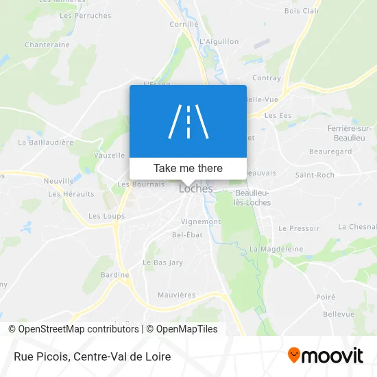 Rue Picois map