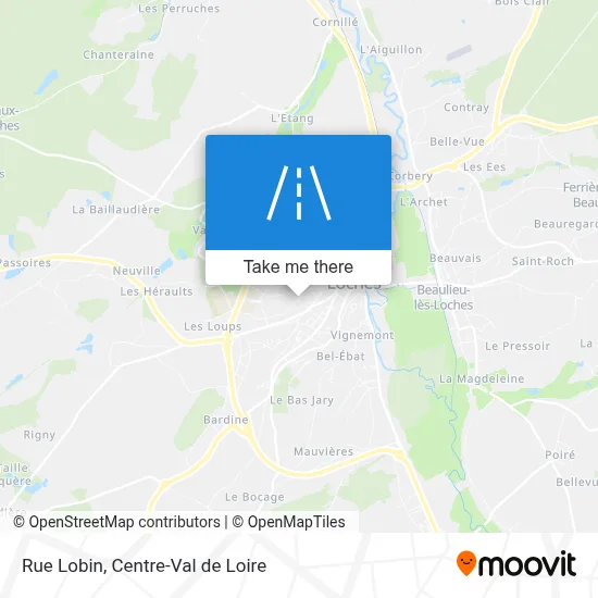 Rue Lobin map