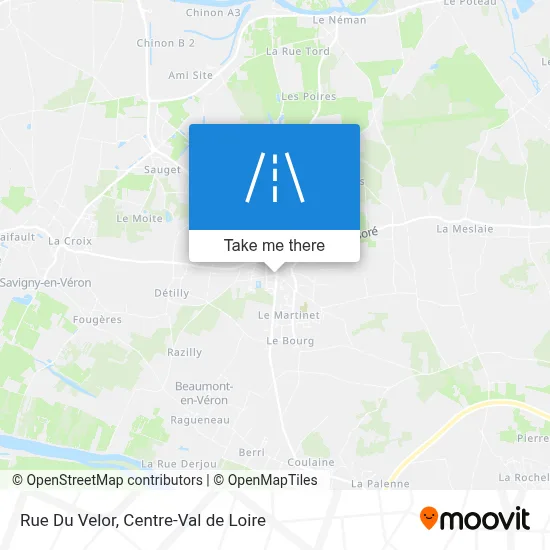 Rue Du Velor map