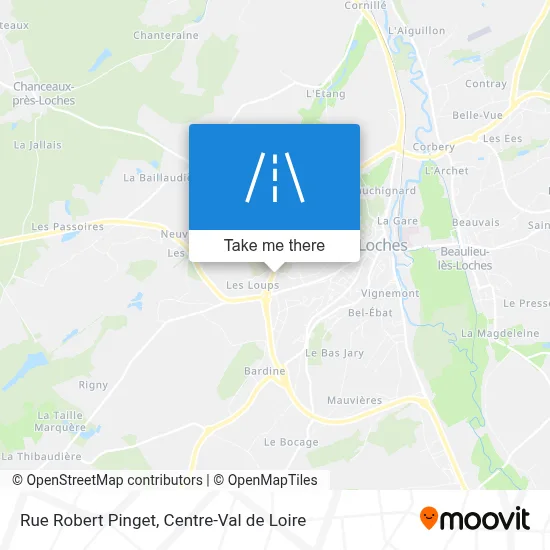 Rue Robert Pinget map