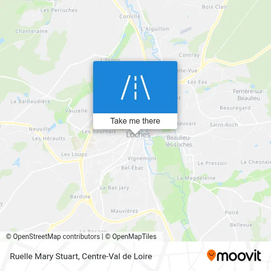 Ruelle Mary Stuart map