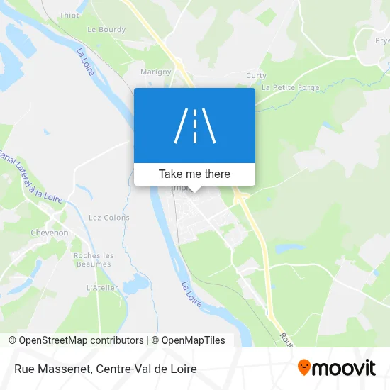 Rue Massenet map