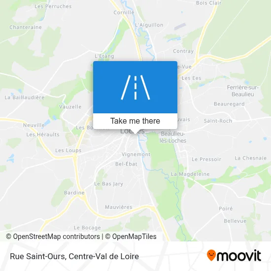 Rue Saint-Ours map