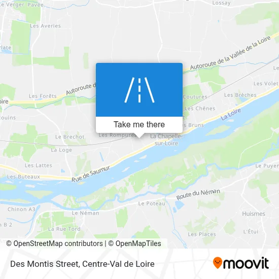 Rue Des Montis map