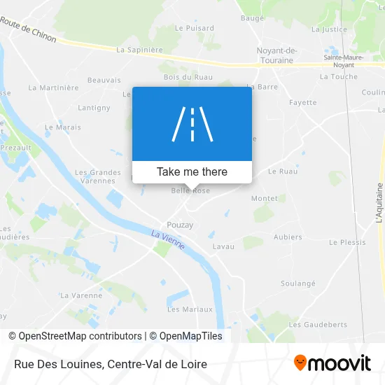 Rue Des Louines map