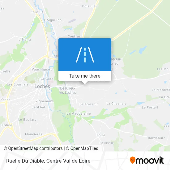 Ruelle Du Diable map