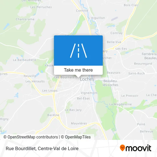 Rue Bourdillet map