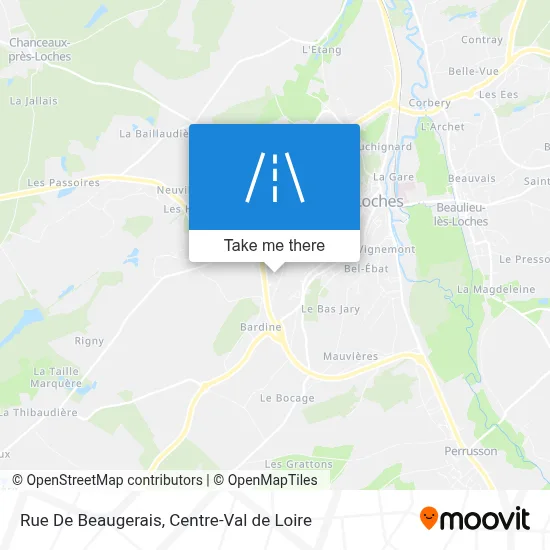 Rue De Beaugerais map