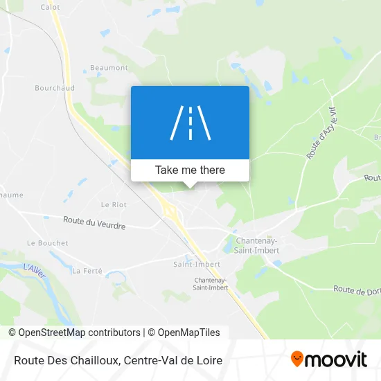 Route Des Chailloux map