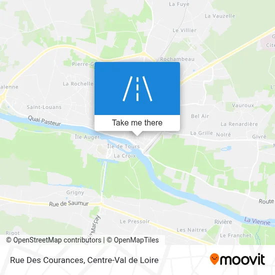 Rue Des Courances map