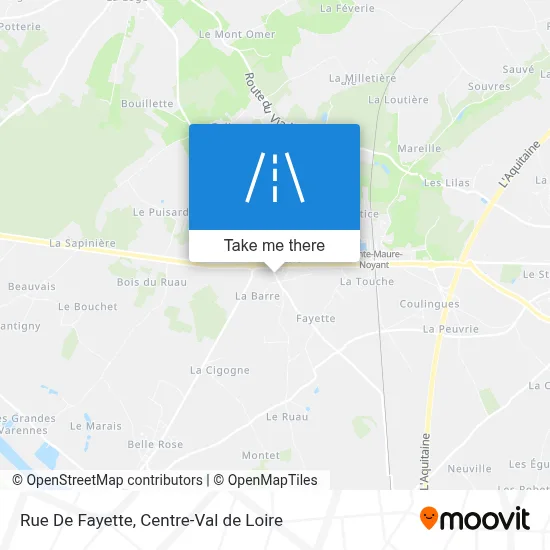 Rue De Fayette map