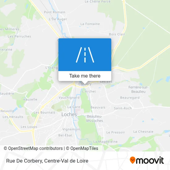 Rue De Corbery map
