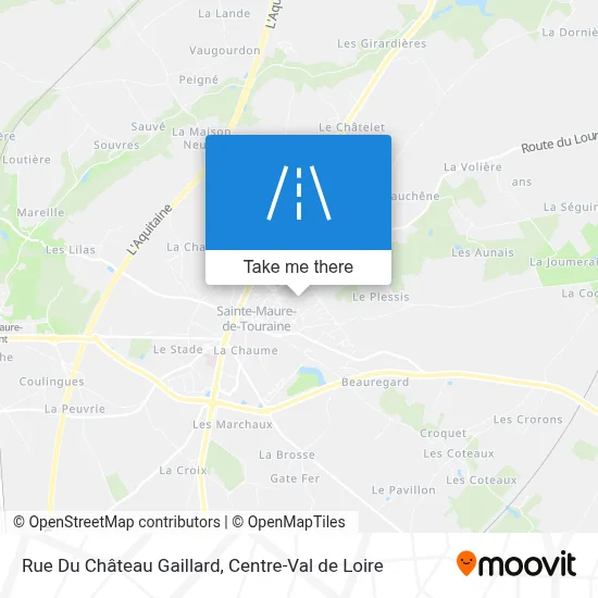 Rue Du Château Gaillard map