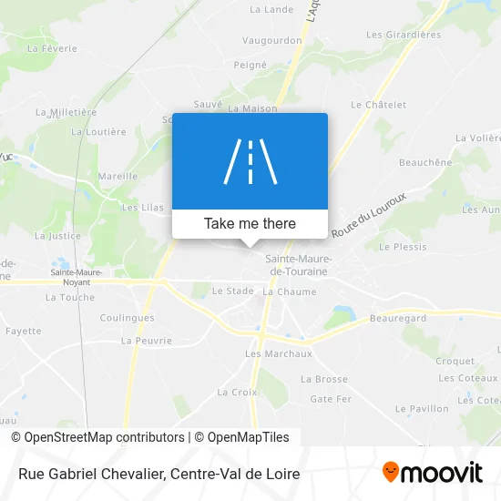 Rue Gabriel Chevalier map
