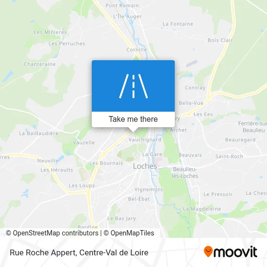 Rue Roche Appert map