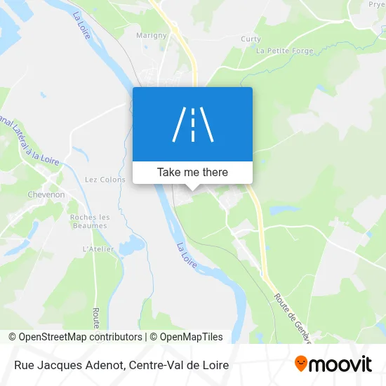 Rue Jacques Adenot map
