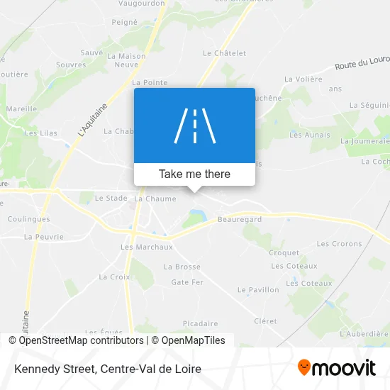 Rue Kennedy map