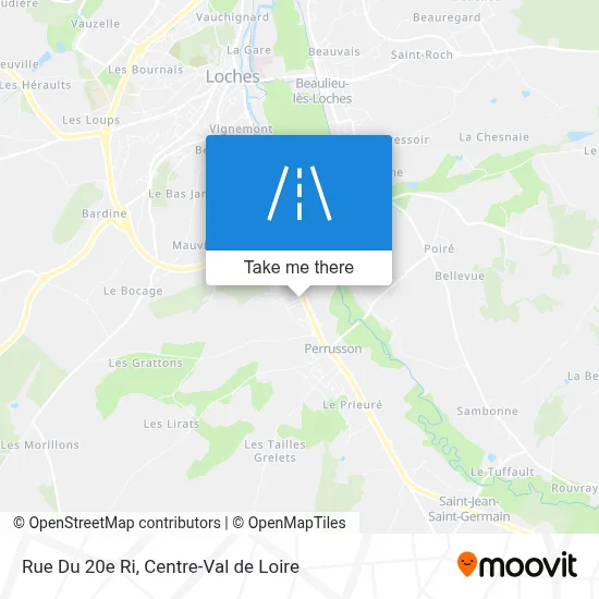 Rue Du 20e Ri map