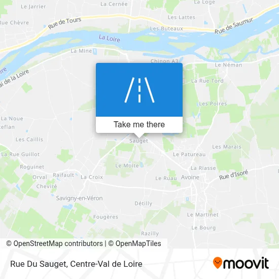 Rue Du Sauget map