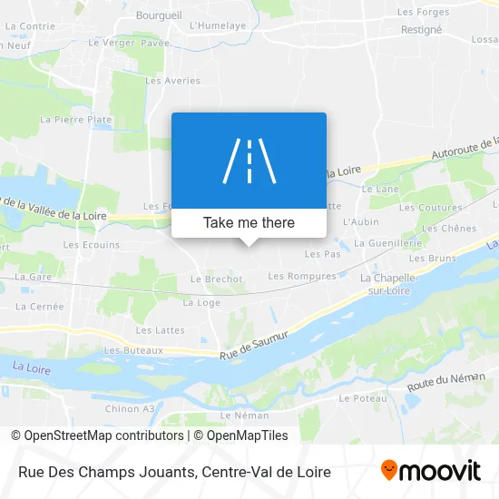 Rue Des Champs Jouants map