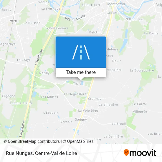 Rue Nunges map