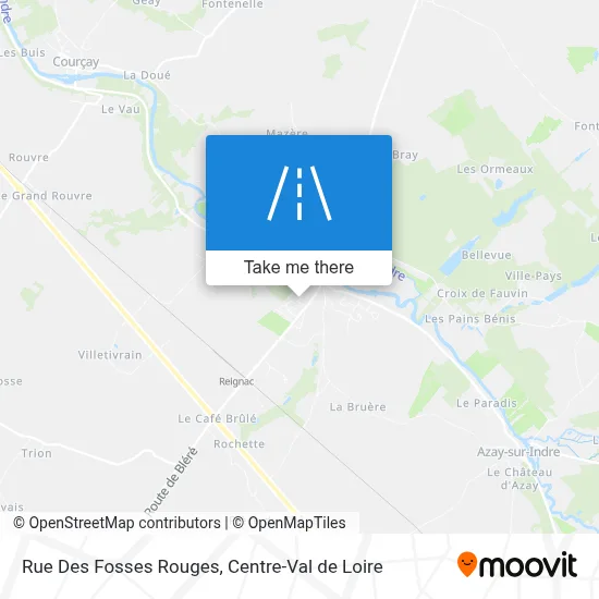 Rue Des Fosses Rouges map