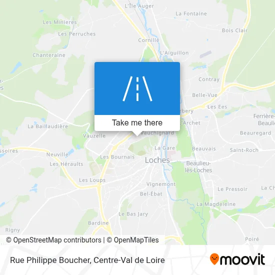 Rue Philippe Boucher map