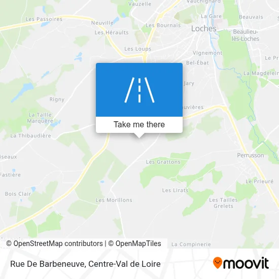 Rue De Barbeneuve map