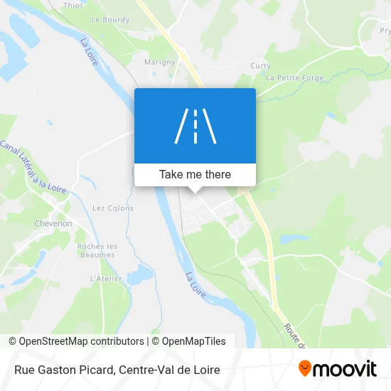 Rue Gaston Picard map