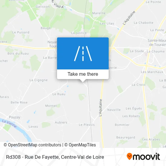 Rd308 - Rue De Fayette map